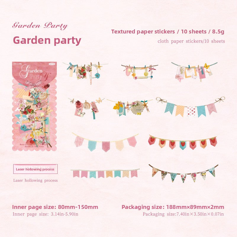 Long hard card sticker