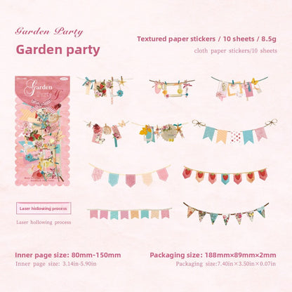 Long hard card sticker