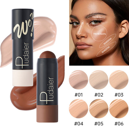 Long-lasting, color-enhancing, and smudge-proof foundation stick