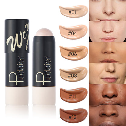 Long-lasting, color-enhancing, and smudge-proof foundation stick
