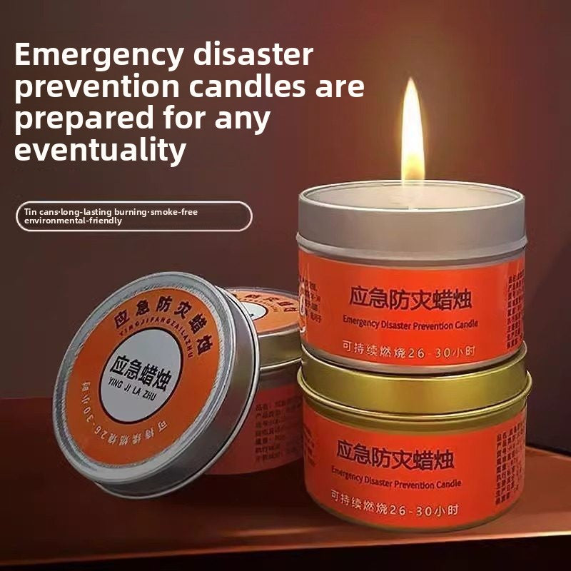 Long-Lasting Emergency Survival Candles