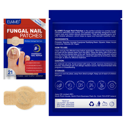 Long-lasting Nail Antibacterial Patches