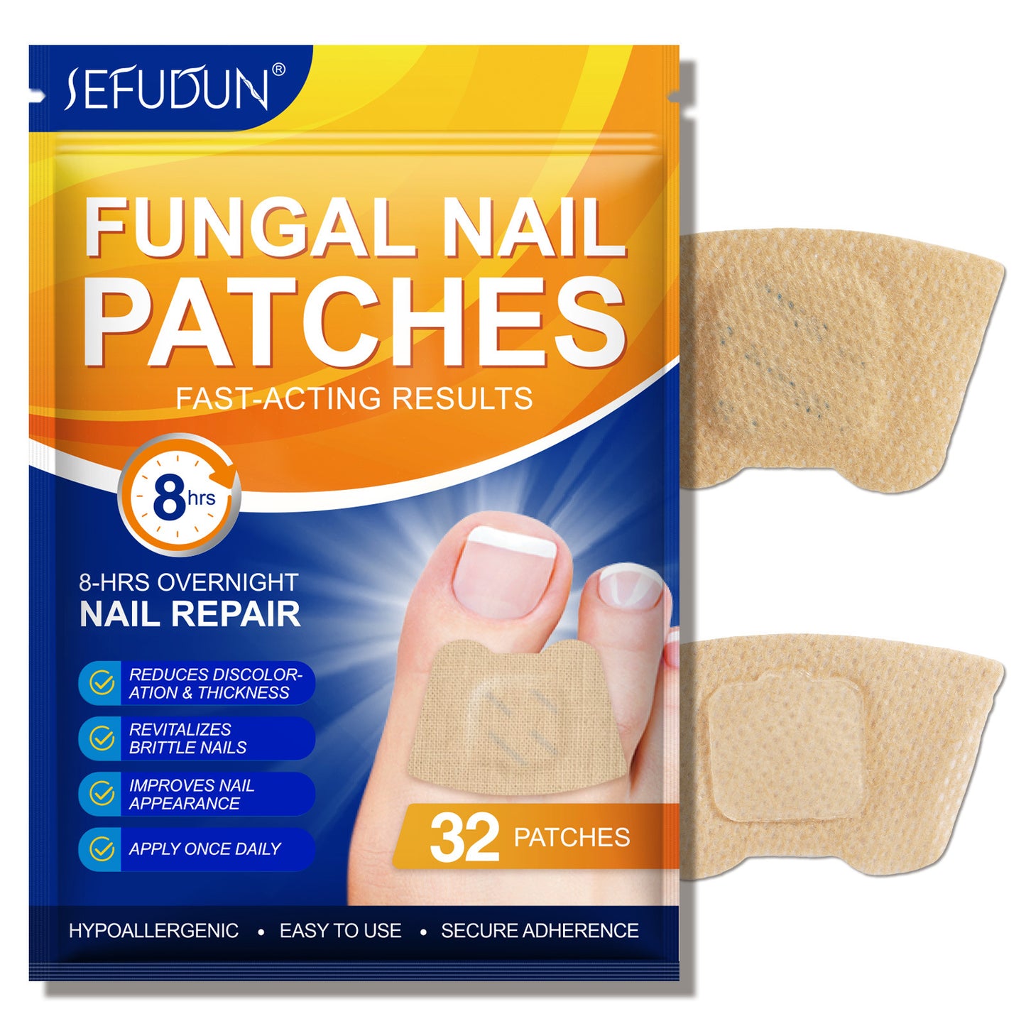 Long-lasting Nail Antibacterial Patches