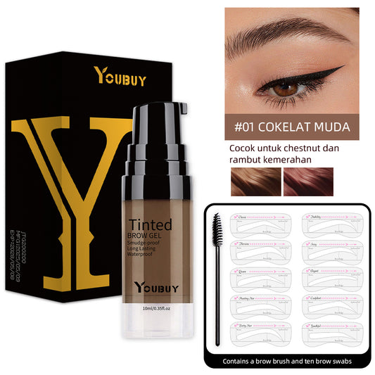 Long-lasting waterproof liquid eyebrow dye