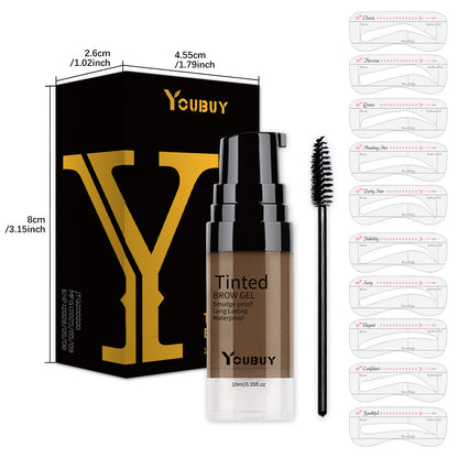 Long-lasting waterproof liquid eyebrow dye