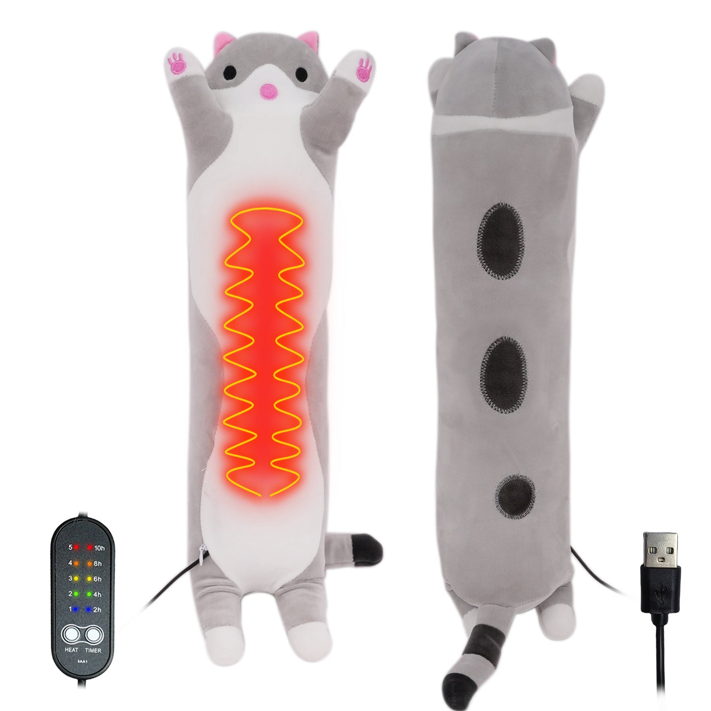 long leg cat Heating Doll