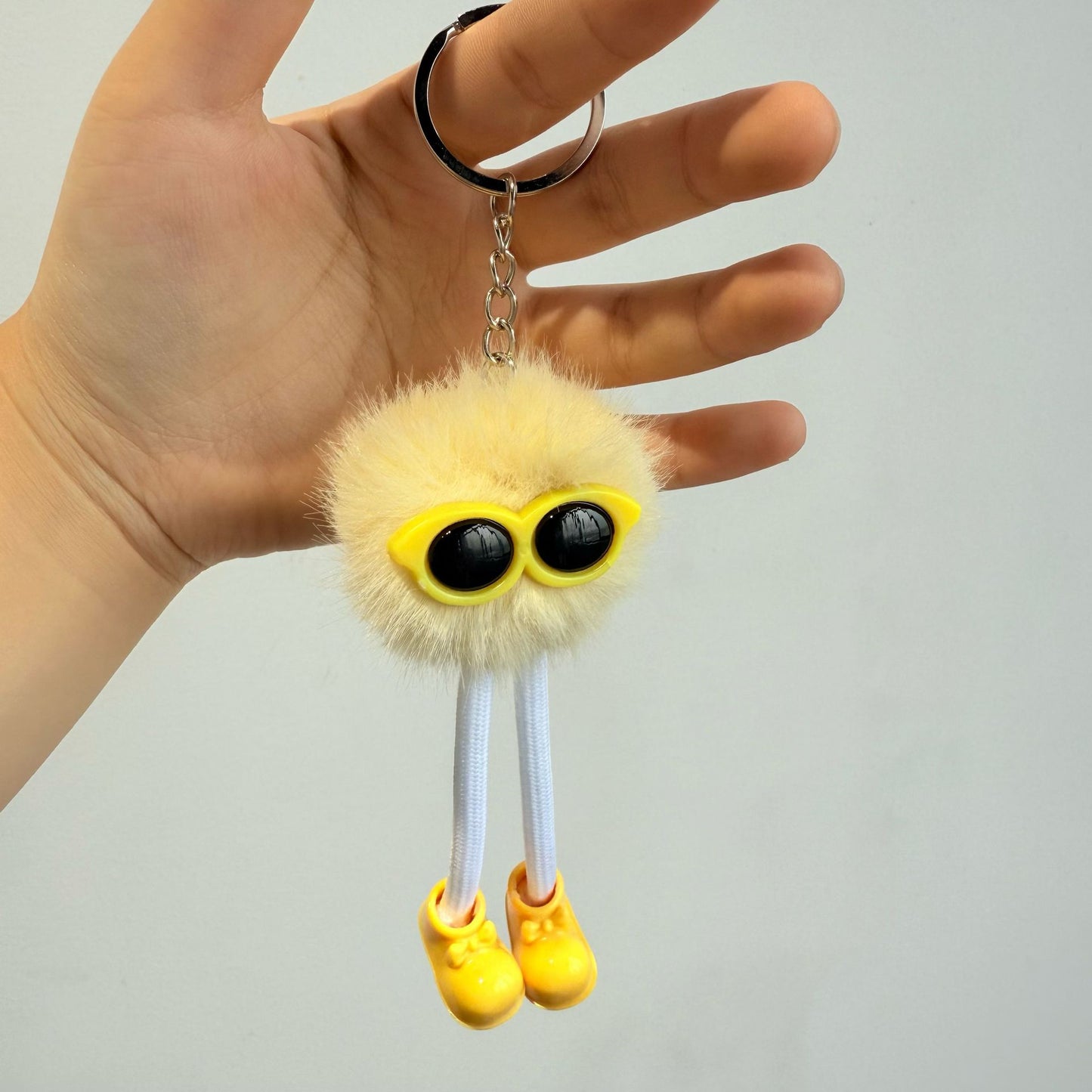 Long Leg Plush Keychain with Sunglasses