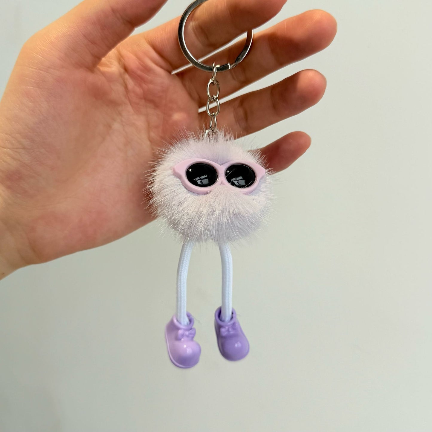 Long Leg Plush Keychain with Sunglasses