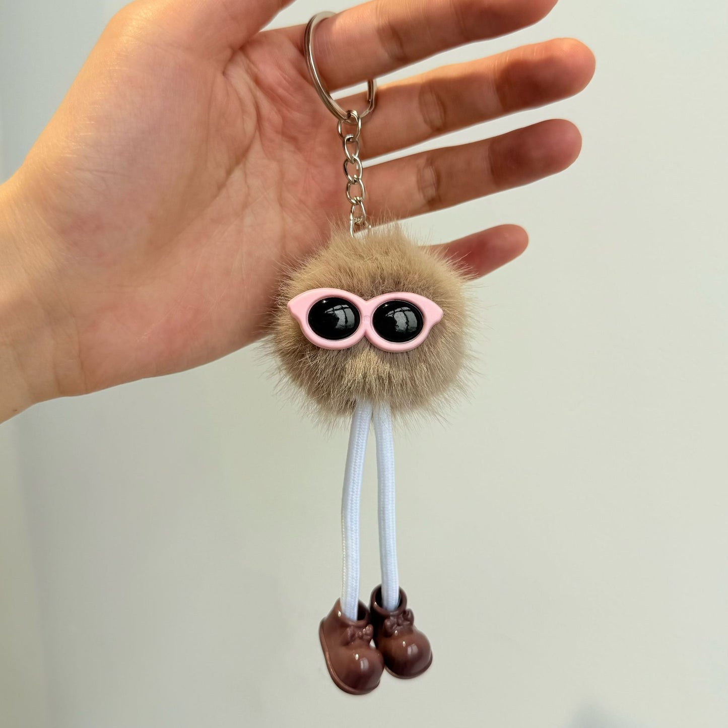 Long Leg Plush Keychain with Sunglasses