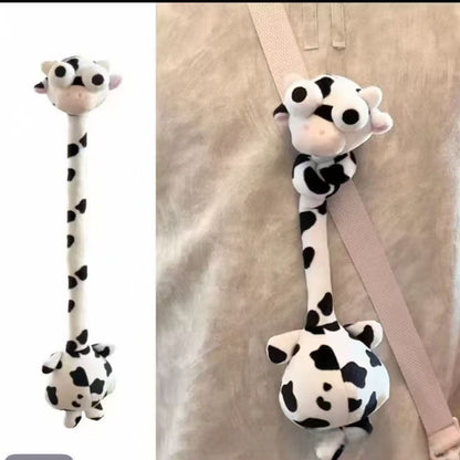 Long Neck Plush Doll Toy Funny Animal Keychain