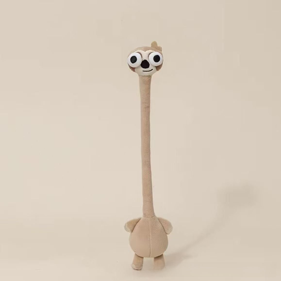Long Neck Plush Doll Toy Funny Animal Keychain