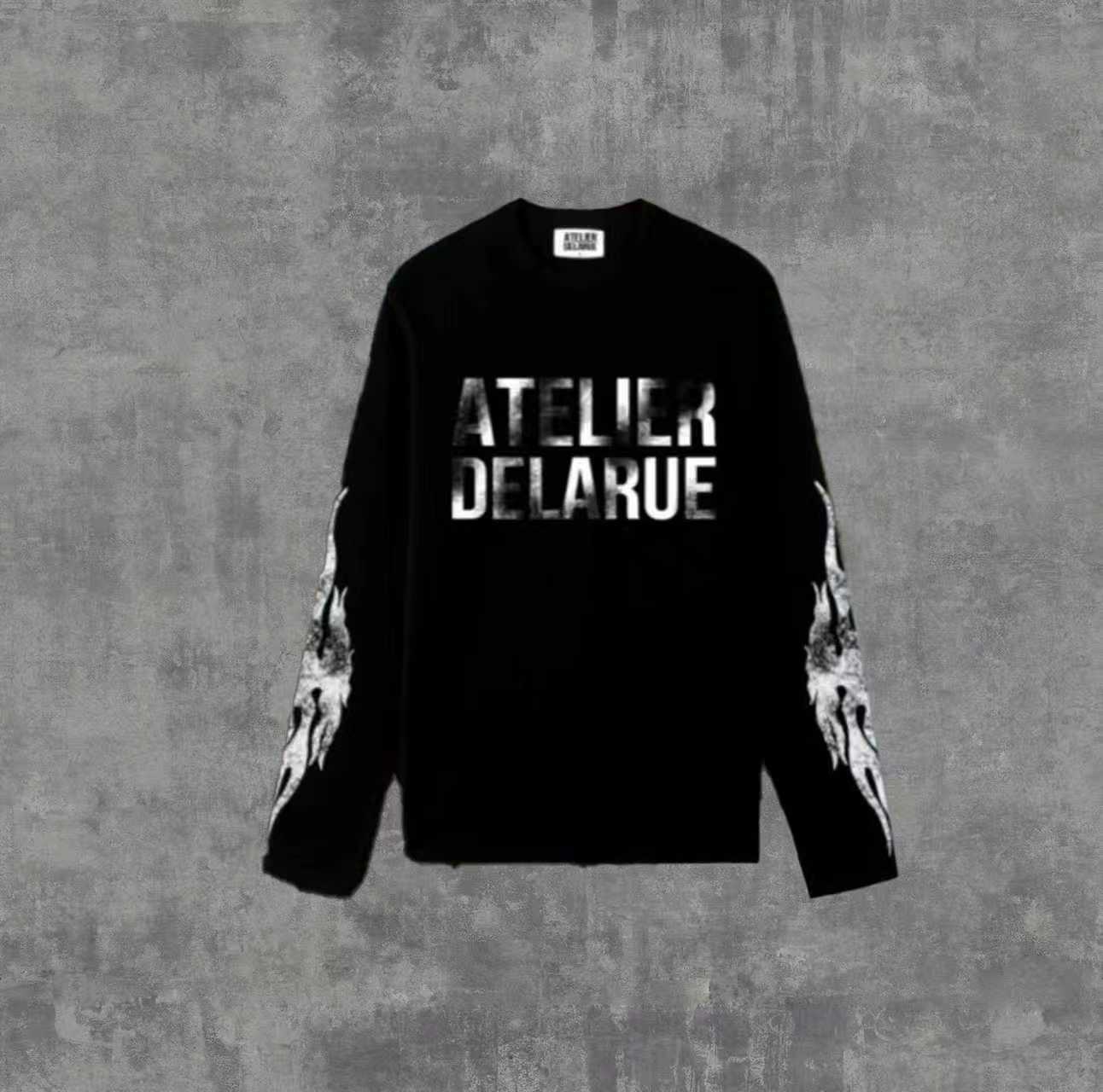 Long Sleeve Cotton T-Shirt with Print