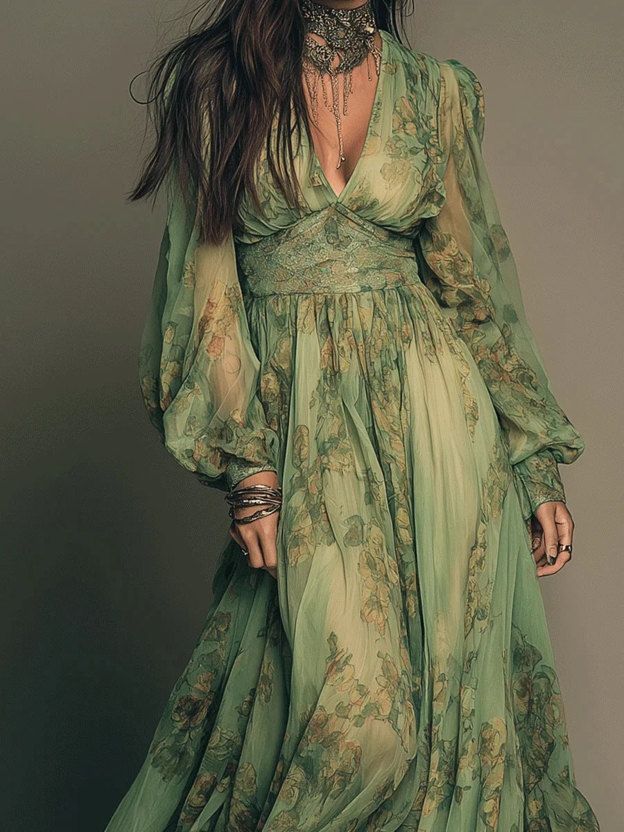 Long-Sleeve Dress