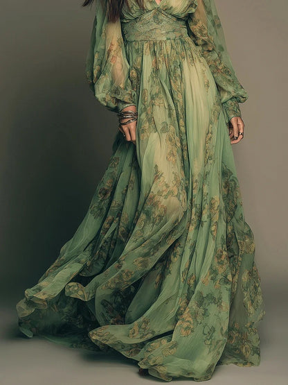 Long-Sleeve Dress