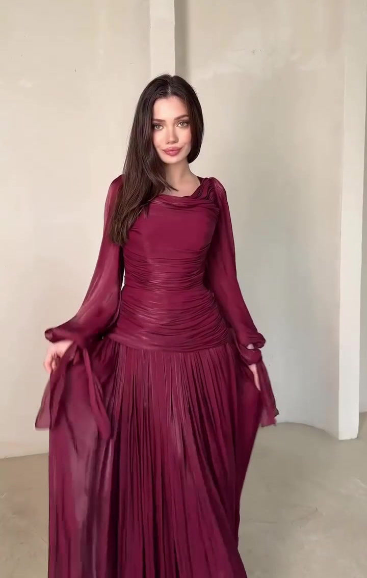 Long-sleeve dress