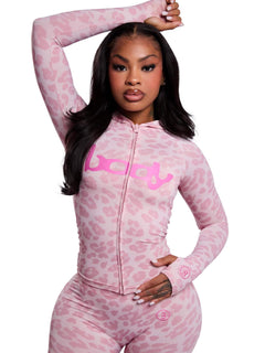 Pink leopard print