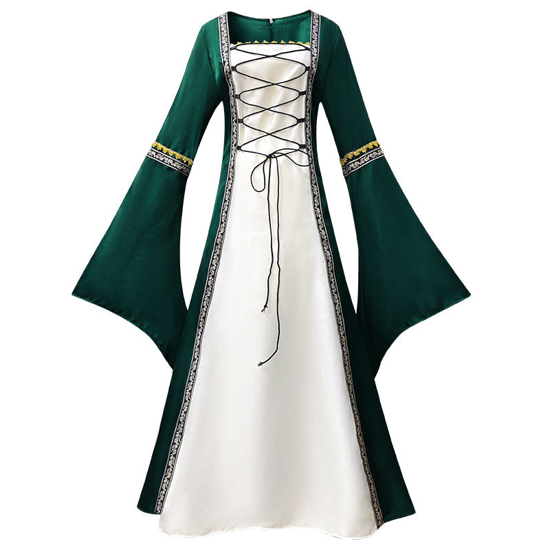 Long Sleeve Lace Gothic Dress
