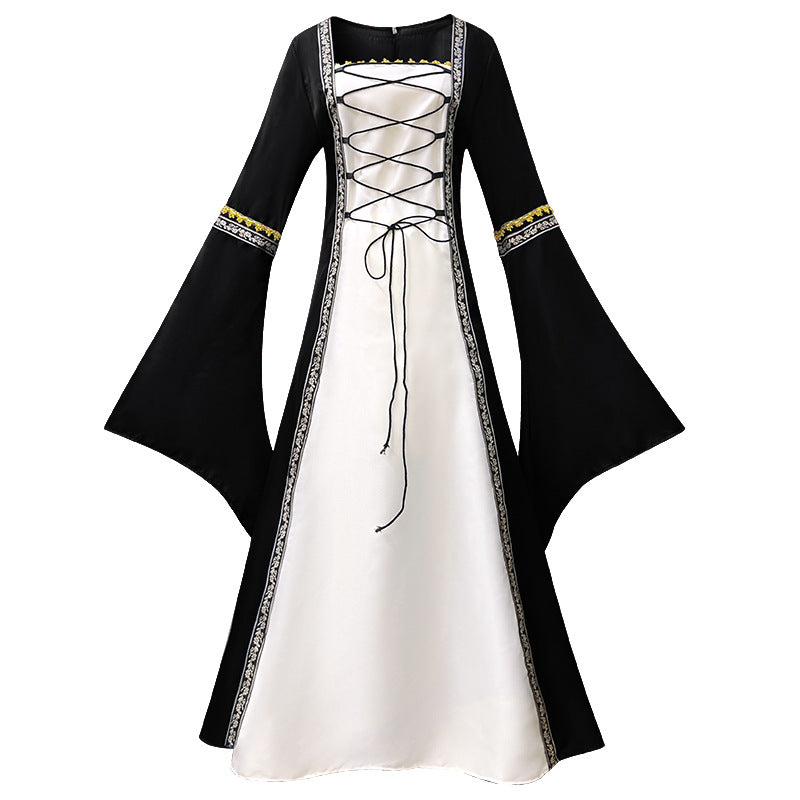Long Sleeve Lace Gothic Dress
