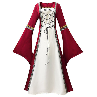 Long Sleeve Lace Gothic Dress