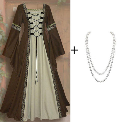 Long Sleeve Lace Gothic Dress