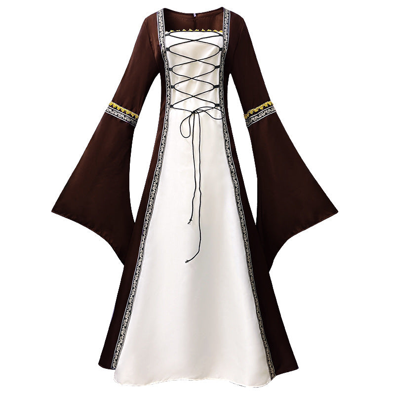 Long Sleeve Lace Gothic Dress