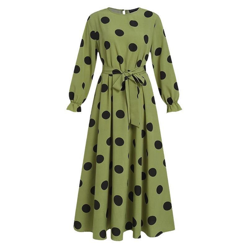 Long Sleeve Loose Swing Dress