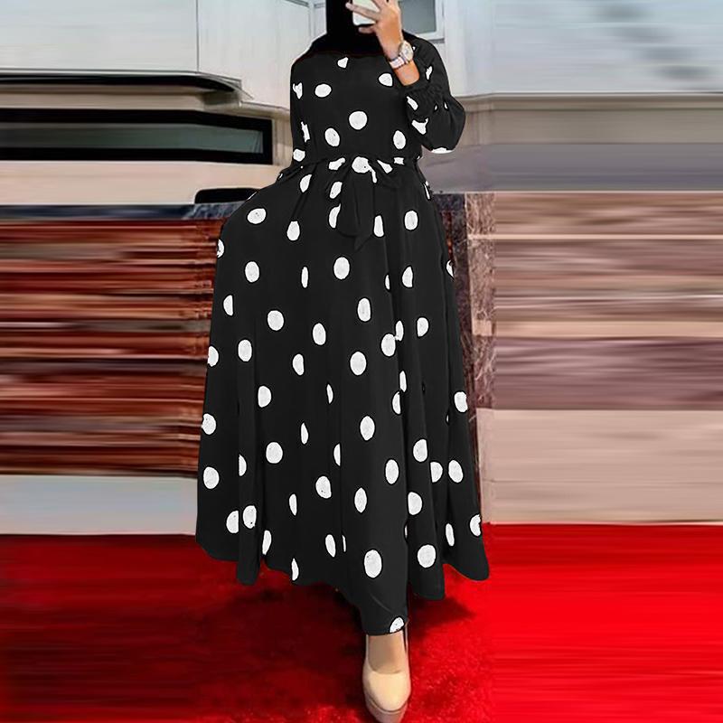 Long Sleeve Loose Swing Dress