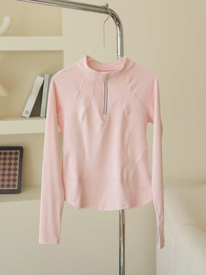 Long Sleeve Womens Yoga Top Quick Dry Fitness Wear