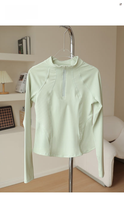 Long Sleeve Womens Yoga Top Quick Dry Fitness Wear