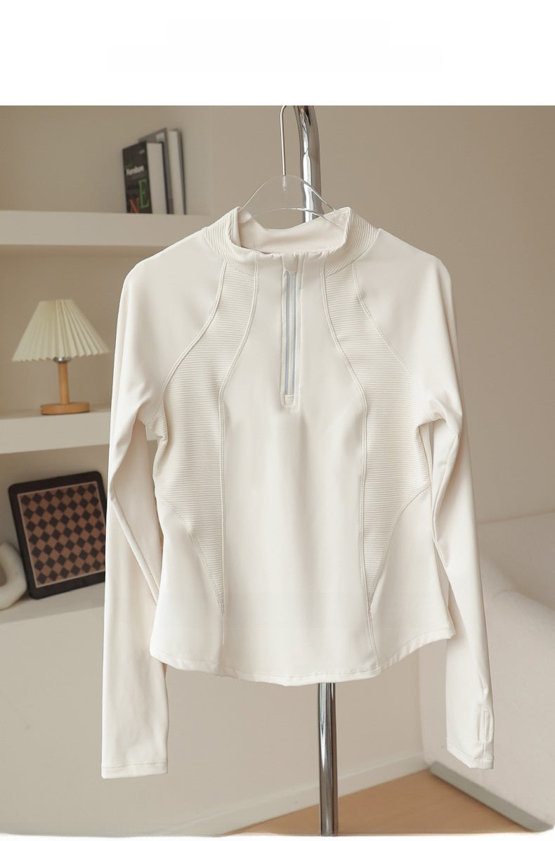 Long Sleeve Womens Yoga Top Quick Dry Fitness Wear