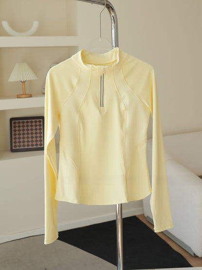 Long Sleeve Womens Yoga Top Quick Dry Fitness Wear