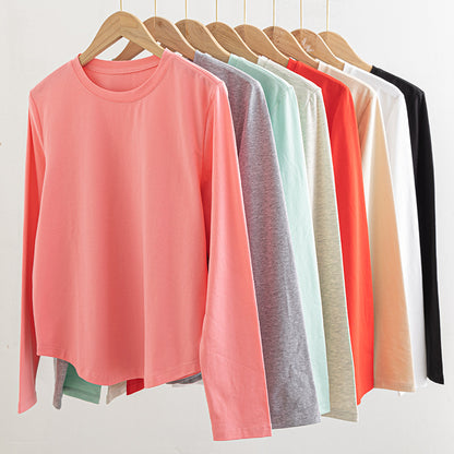 Long Sleeve Womens Yoga Top Slim Fit Workout Shirt