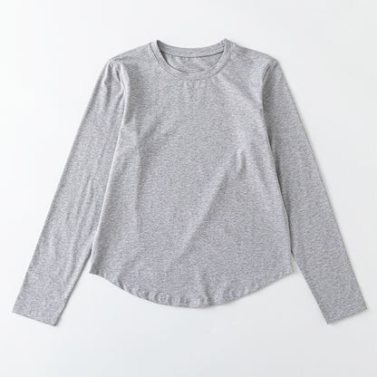 Long Sleeve Womens Yoga Top Slim Fit Workout Shirt
