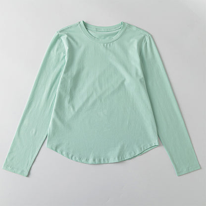 Long Sleeve Womens Yoga Top Slim Fit Workout Shirt