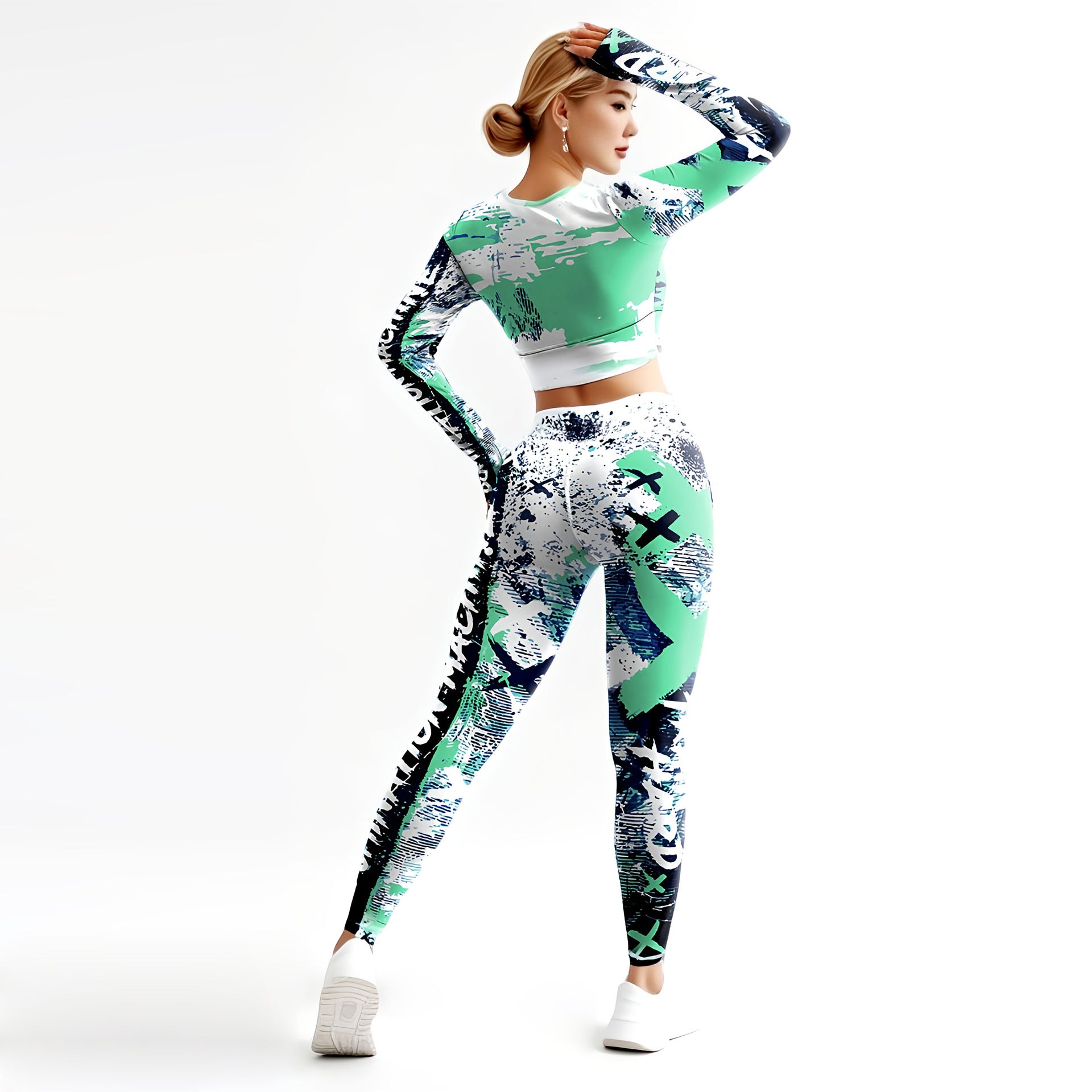 Long Sleeve Yoga Suit