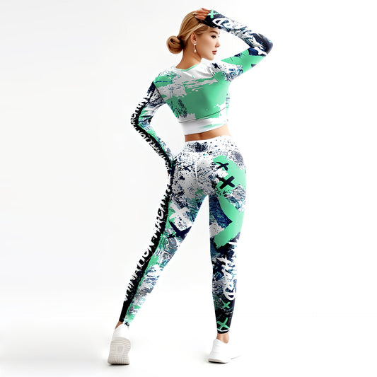 Long Sleeve Yoga Suit