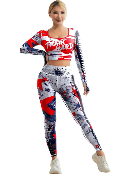 Long Sleeve Yoga Suit