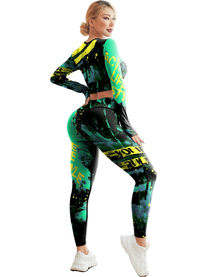 Long Sleeve Yoga Suit