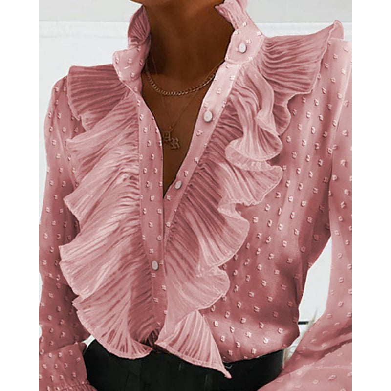 long-sleeved blouse