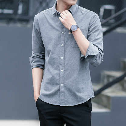 Long-sleeved dress shirt formal attire