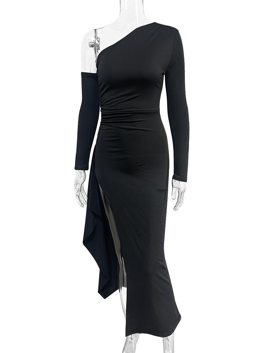 long-sleeved dress