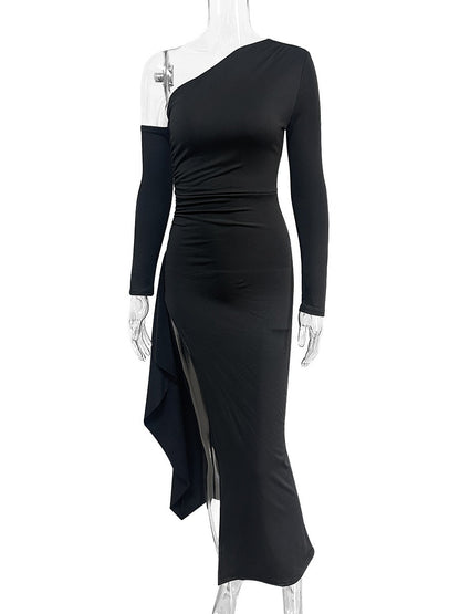 long-sleeved dress