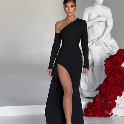 long-sleeved dress