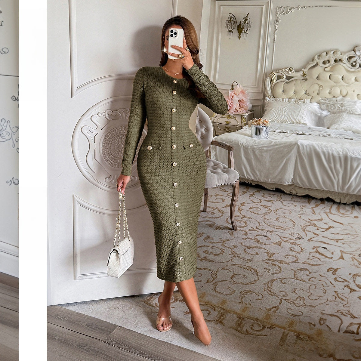 Long-Sleeved Dress