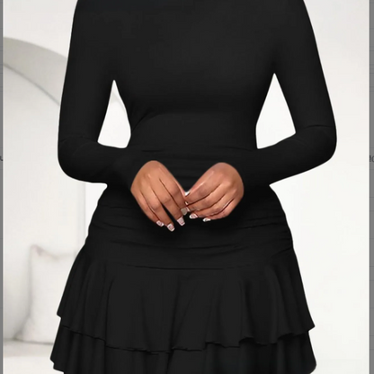long-sleeved dress