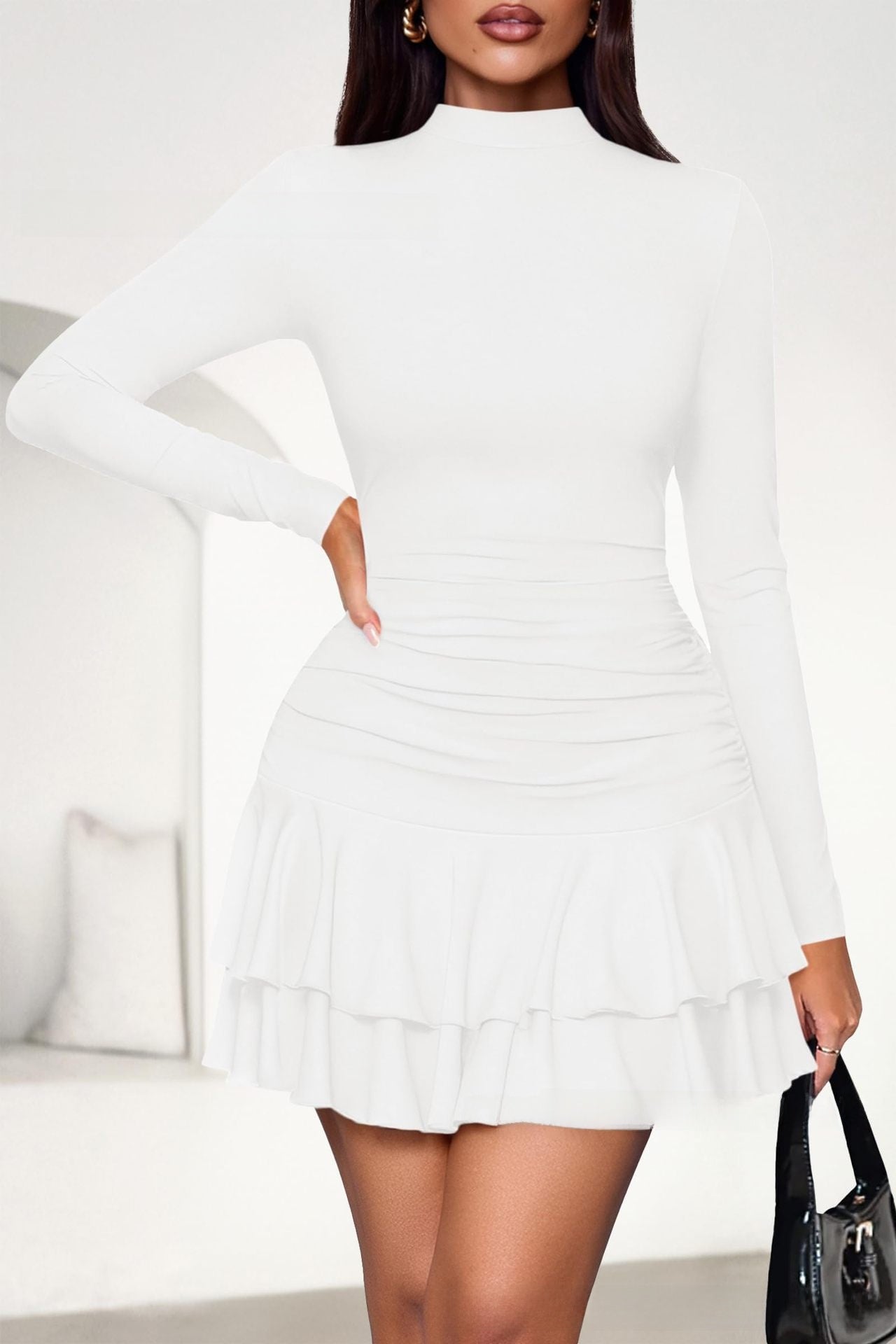 long-sleeved dress