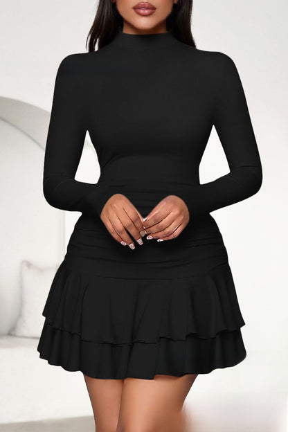 long-sleeved dress