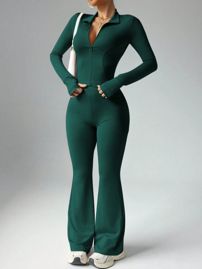 Long-Sleeved Fitness Suit