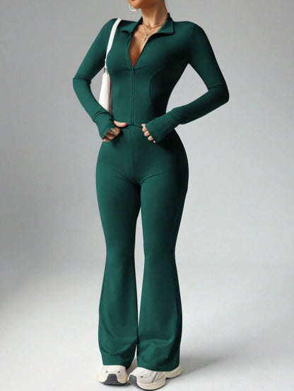 Long-Sleeved Fitness Suit