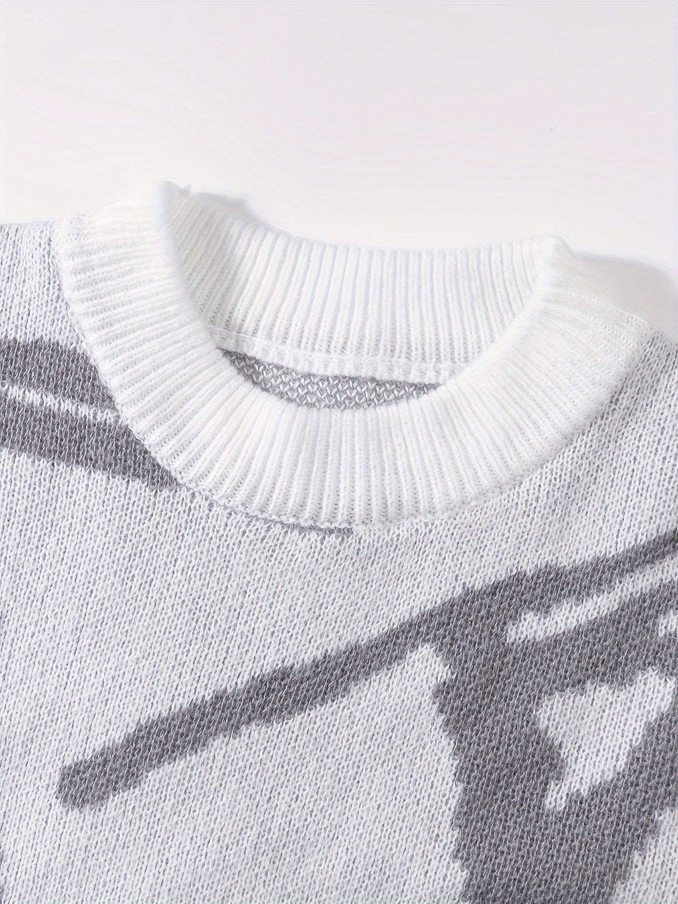 Long-sleeved hoodless hoodie